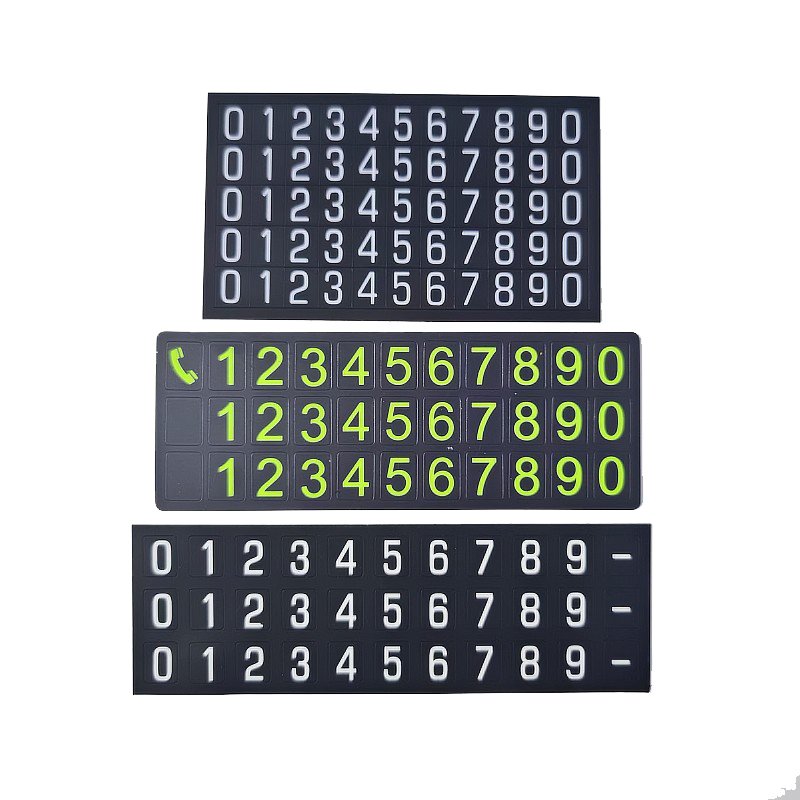 Magnet Number Signs