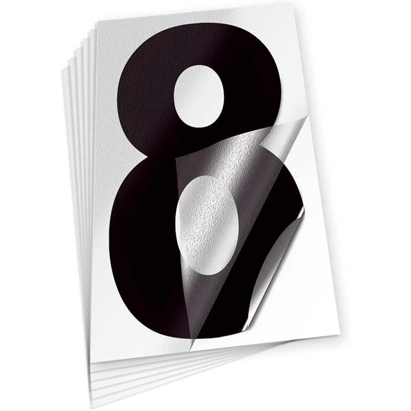Transfer Number Stickers