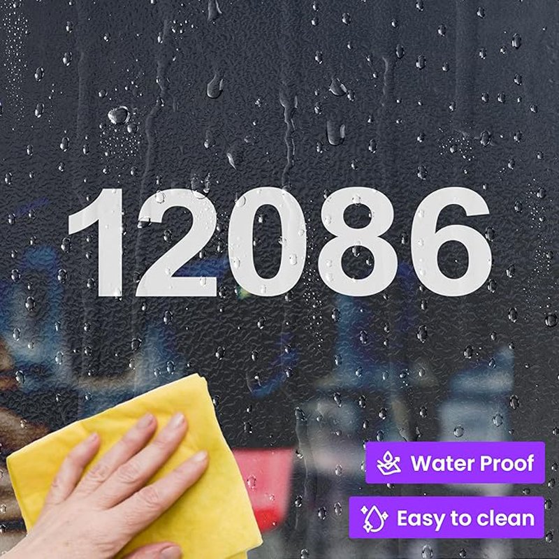 Window Number Stickers